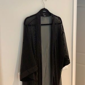 Forever 21 mesh kimono
